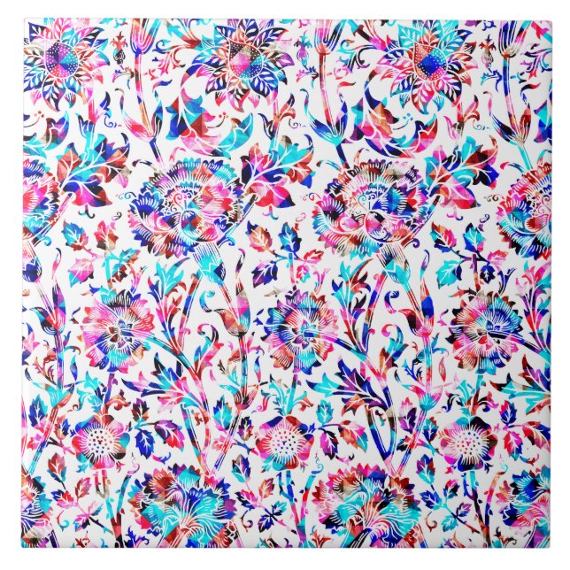 Niedliche Blumenmuster Fliese (Vorderseite)