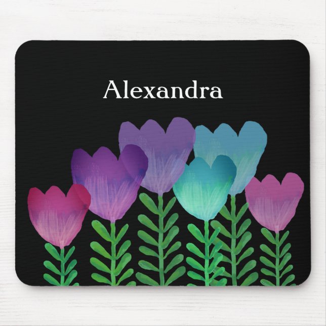 Niedliche Blumenpraxis Mousepad (Vorne)