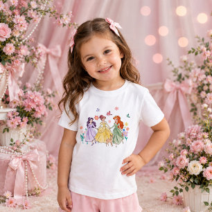 Niedliche Blumenprinzessin Schwestern Mädchen Gebu T-Shirt