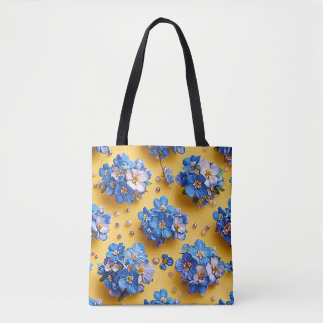 Niedliche Blüten Tasche (Vorderseite)