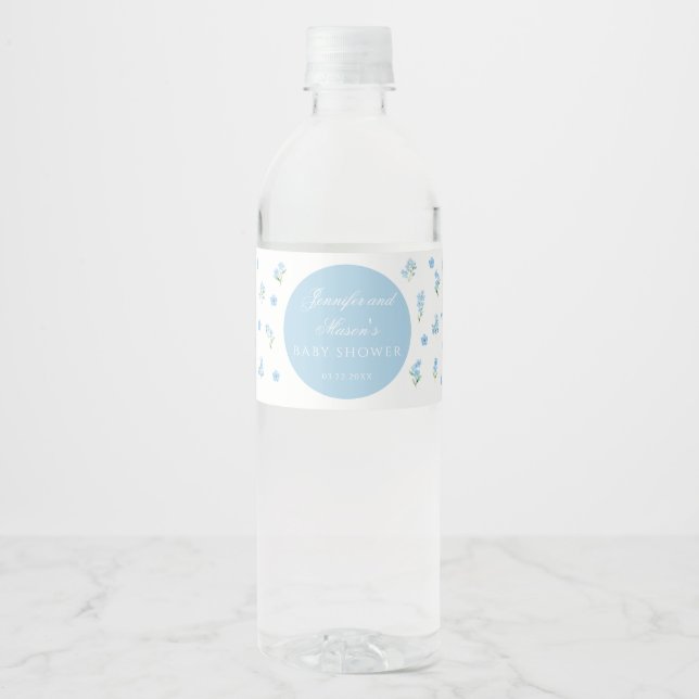 Niedliche Blütenblume Babydusche (Vorderseite)