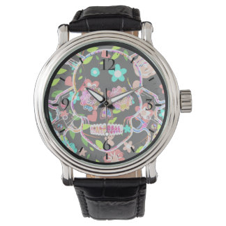 Niedliche Blütenschildkröte Armbanduhr