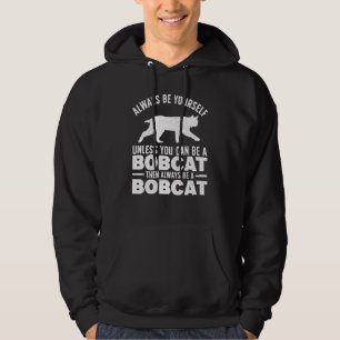 Niedliche Bobcat Art für Männer Kinder Luchs Tiere Hoodie
