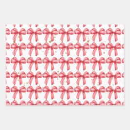 Niedliche Bögen Packpapier. Geschenkverpackung. Geschenkpapier Set