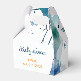 Niedliche BOHO Babydusche Geschenkschachtel
