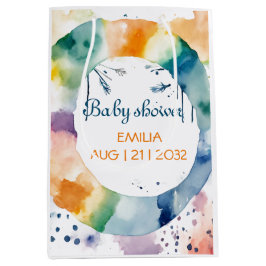 Niedliche BOHO Babydusche Mittlere Geschenktüte