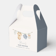 Niedliche Boho Clothesline Babydusche