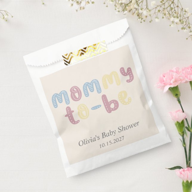 Niedliche Boho Mommy als Babydusche Geschenktütchen (Versiegelt)