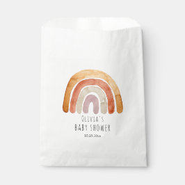 Niedliche Boho Rainbow Baby Dusche Geschenktütchen