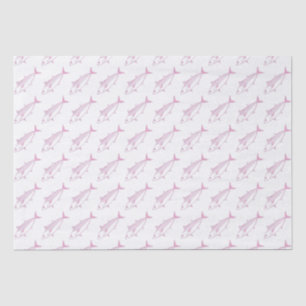 Niedliche Bonito-Fische in Pastellfarben Rosa und  Seidenpapier