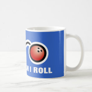 Niedliche Bowling-Tasse für Fans  So kann ich rol Kaffeetasse