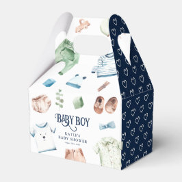 Niedliche Boy Kleidung Kinderwagen Kinderdusche Geschenkschachtel