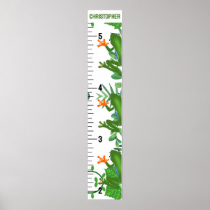 Niedliche Boy Room Growth Charts Poster