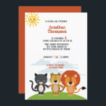 Niedliche Boys Animal Friends Kindergeburtstag Par Einladung<br><div class="desc">Süße Tier Friends Kindergeburtstag Party Einladung . Leicht zu ändern das Alter des Geburtstagsjungen. Sehen Sie ihm beim Lächeln mit Freude zu,  wenn er diese bezaubernde Tier Geburtstagseinladung sieht. Fügen Sie Ihre Party-Daten mithilfe der bereitgestellten Vorlage hinzu.</div>