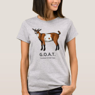 Niedliche braune Gepunktete Ziege Beste aller Zeit T-Shirt