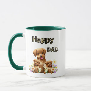 Niedliche Braunhunde Tasse