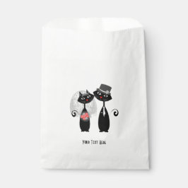 Niedliche Braut | Groom Wedding Cats Geschenktütchen