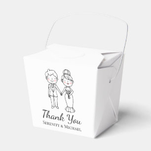 Niedliche Brautfräuterpackung Personalisierte Hoch Geschenkschachtel