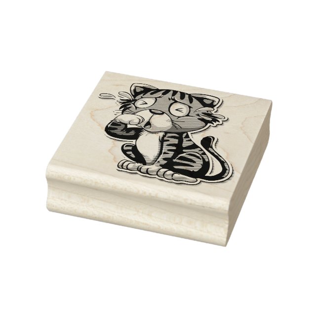 Niedliche Briefmarke Gummistempel (Stempel)
