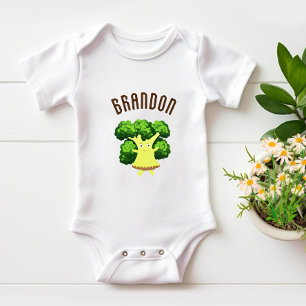 Niedliche Brokkoli Baby Strampler