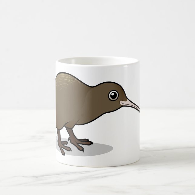 Niedliche Brown-Kiwi von Neuseeland Kaffeetasse (Mittel)