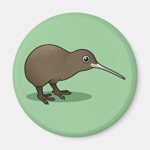 Niedliche Brown-Kiwi von Neuseeland Magnet