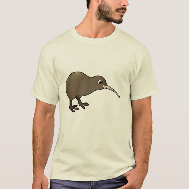Niedliche Brown-Kiwi von Neuseeland T-Shirt (Vorderseite)