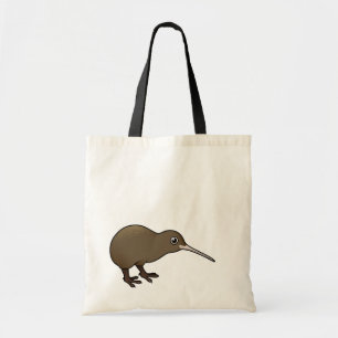 Niedliche Brown-Kiwi von Neuseeland Tragetasche