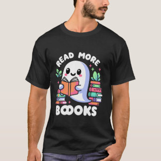 Niedliche Bücher Ghost Read more Bücher Funny Teac T-Shirt