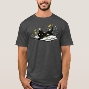 Niedliche Buchkatze, Funny Book Lover, Katze Liebh T-Shirt