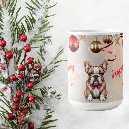 Niedliche Bulldog-Welpenweihe Kaffeetasse