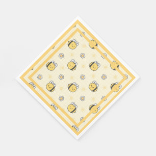Niedliche Bumble Bee Boy Girl Babydusche Serviette