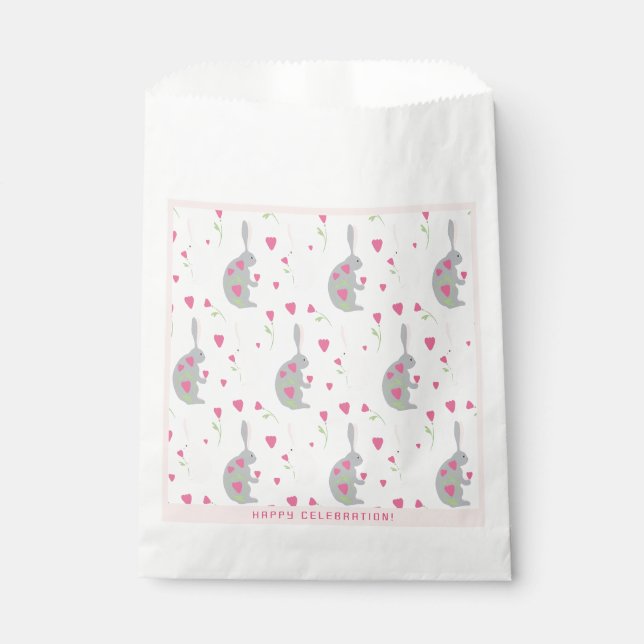 Niedliche Bunnies. Geschenktütchen (Vorderseite)