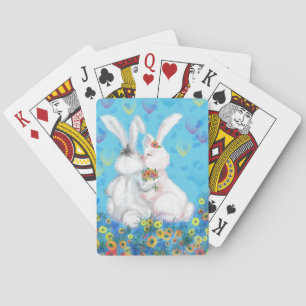 Niedliche Bunnies Spielkarten
