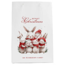 Niedliche bunnies und Individuelle Name Frohe Weih