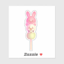 Niedliche Bunny-, Bär- und Frosch-Dango
