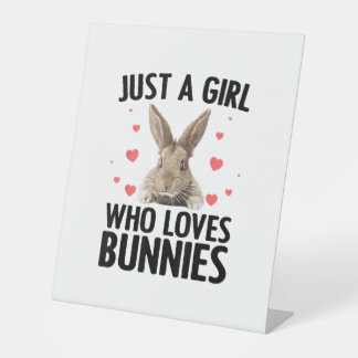 Niedliche Bunny Design für Mädchen Frauen Kaninche Sockelschild