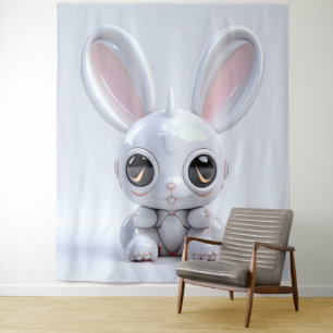 Niedliche Bunny Ears Tapestry Wandteppich