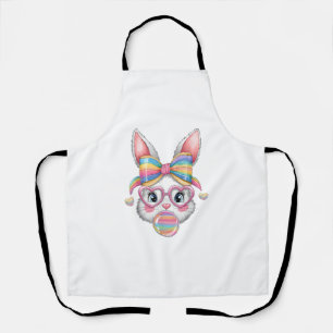 Niedliche Bunny Face Coquette Bussen Girls Schule Schürze