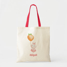 Niedliche Bunny - Personalisierte Ostereierjagd Tragetasche