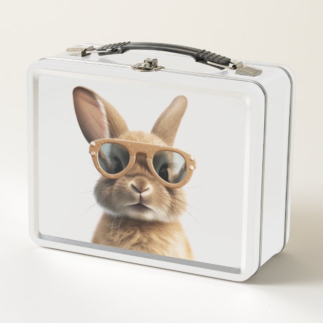 Niedliche Bunny Rabbit Lunch Box (Vorderseite)