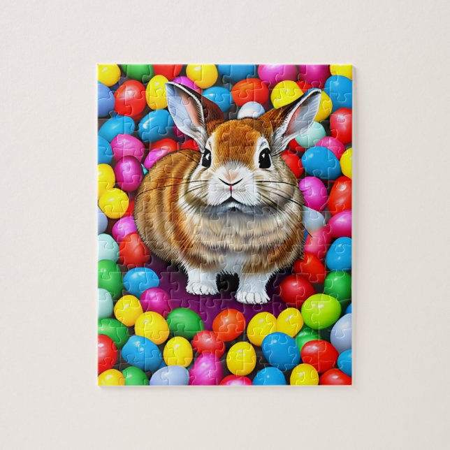 Niedliche Bunny und Jellybeans (Vertikal)