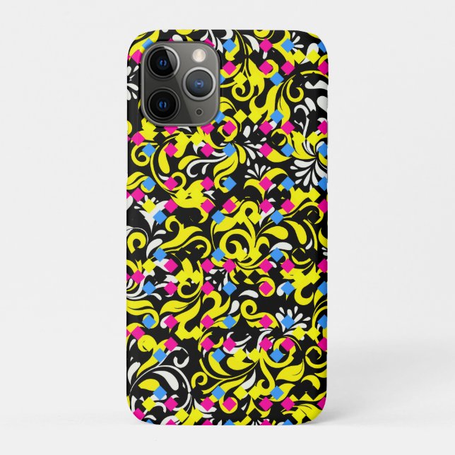 Niedliche bunte abstrakte Blüte Case-Mate iPhone Hülle (Rückseite)