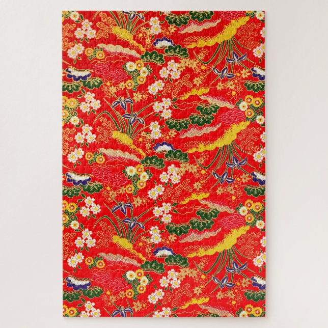 Niedliche bunte japanische Blumenmuster Case Mate  (Vertikal)