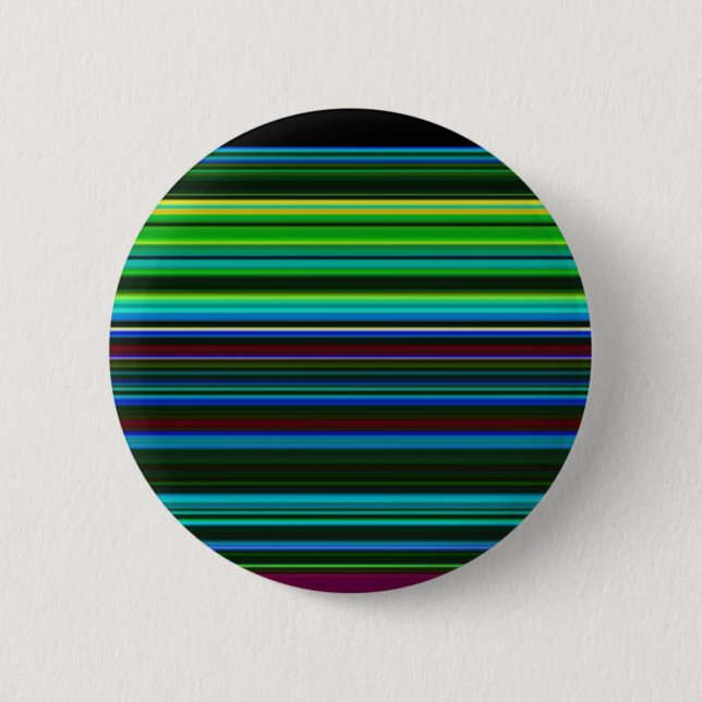 Niedliche, bunte Neonstreifen Button (Vorderseite)