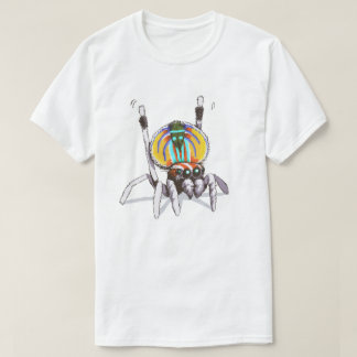 Niedliche bunte Pfau-Spinne, die Kunst-Shirt T-Shirt