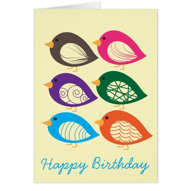 Niedliche, bunte Raubvögel (Vorne)