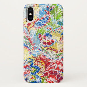 Niedliche bunte Vintage Blüte Case-Mate iPhone Hülle