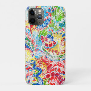 Niedliche bunte Vintage Blüte Case-Mate iPhone Hülle