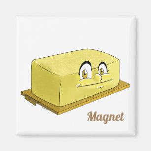 Niedliche Butter der Magnet